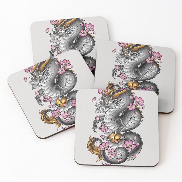 Item preview, color japanese dragon designed and sold by Lilia-SEILLAN.