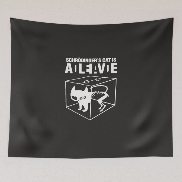 Item preview, Schrodingers Cat is Dead Alive Classic T-Shirt designed and sold by SophieHei.