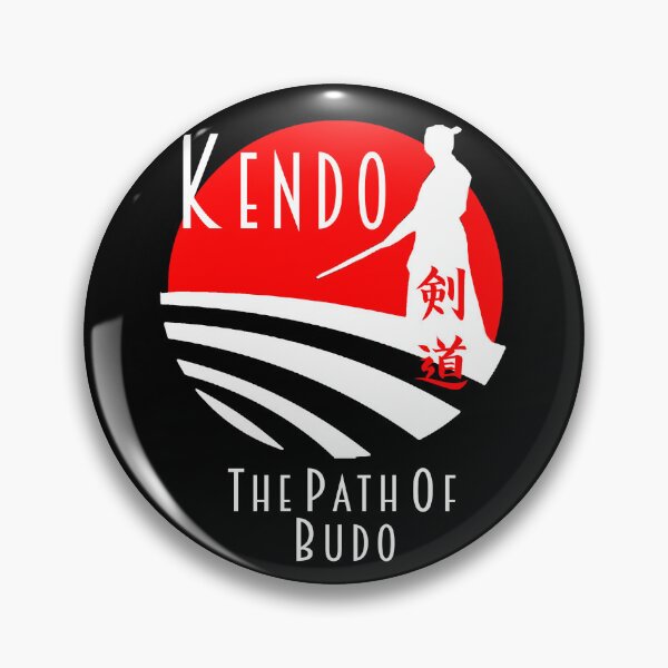 Item preview, Kendo The Path of Budo, Samurai Martial Arts Bushido design designed and sold by Zanshin-Art.