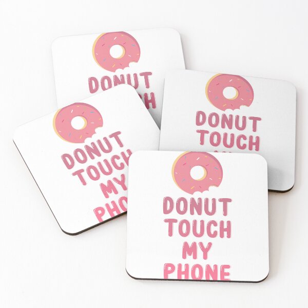 Item preview, Donut Touch My Phone designed and sold by Riklamcreative.