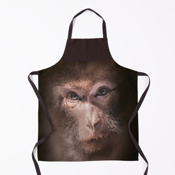 Item preview, Portrait of a Barbary macaque designed and sold by OskiOnTour.
