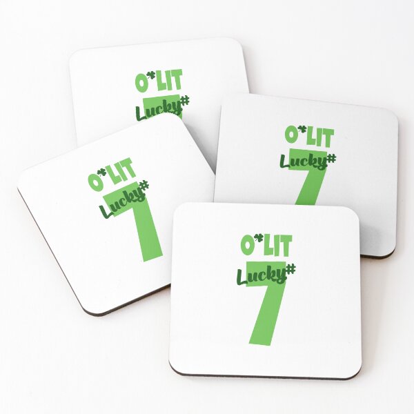 Item preview, O’Lit Lucky #7 Baseball Style designed and sold by PawsitiveMum.