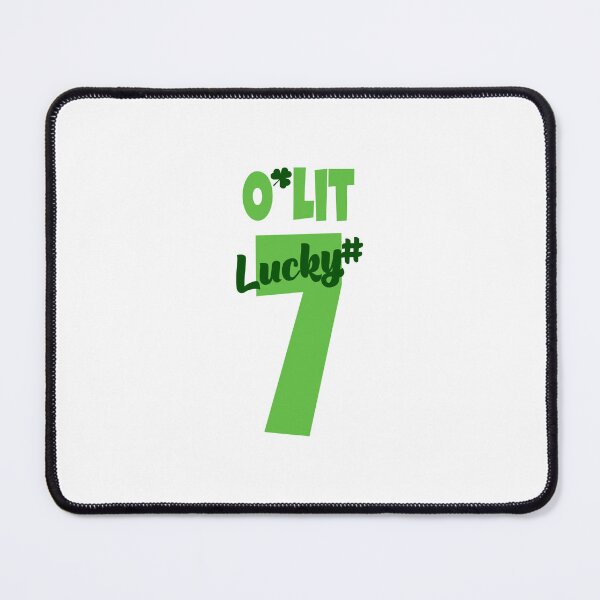 Item preview, O’Lit Lucky #7 Baseball Style designed and sold by PawsitiveMum.