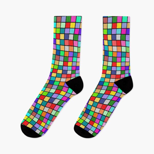 Item preview, Colorful squares mosaic  designed and sold by shanesil.