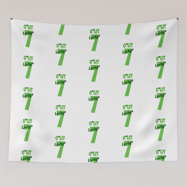 Item preview, O’Lit Lucky #7 Baseball Style designed and sold by PawsitiveMum.