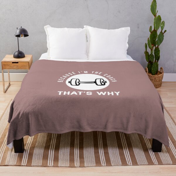 Item preview, Because I'm the coach that's why - Funny weightlifting coach saying designed and sold by Theleochick.
