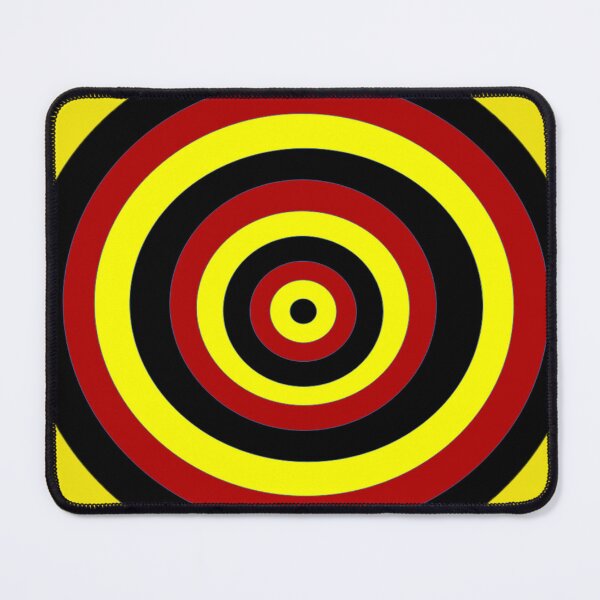 Item preview, red,black and yellow concnetric circles designed and sold by nigejohn.