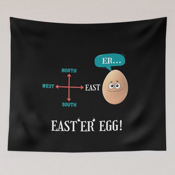 Item preview, Easter Egg for Happy Easter (black background) designed and sold by CosmicStory.