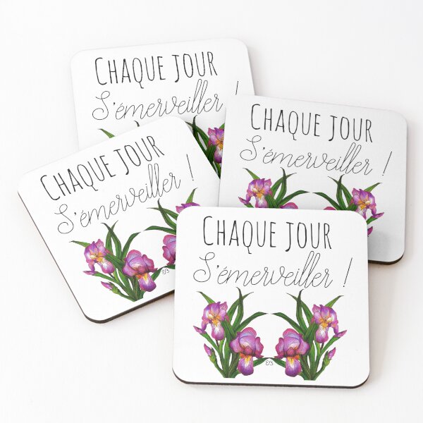 Des mots en partage (33) Dessous de verre (lot de 4)