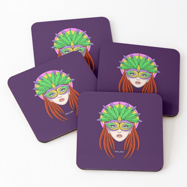 Item preview, Mardi Gras Woman designed and sold by Dark-Inks.