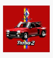 Renault 5 Turbo2 By MotorManiac Photographic Print