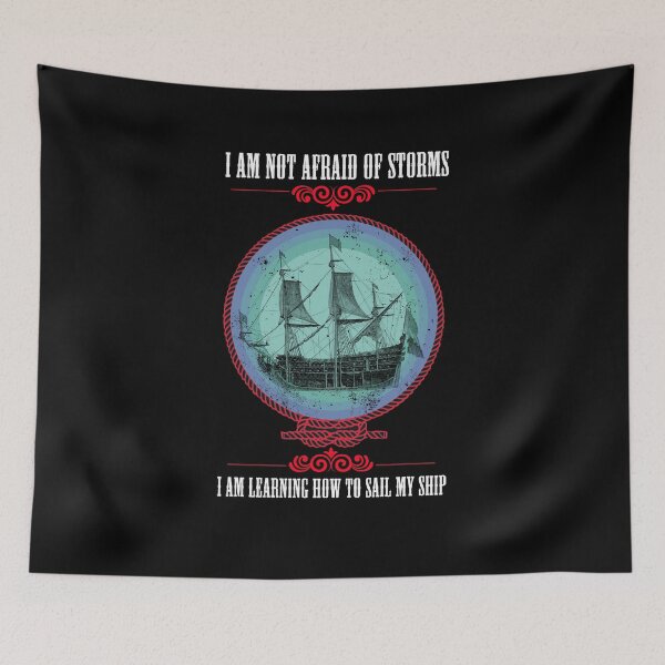 Item preview, Sailor, sailing, pirate ship, jolly roger, pirate quote, captain designed and sold by mmammammira.