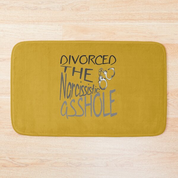 Item preview, Divorced The Narcissistic Asshole With Open Handcuffs In Grey designed and sold by taiche.