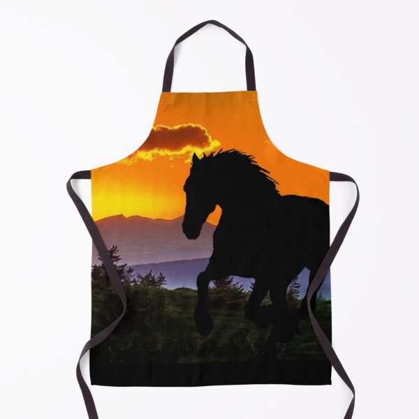 Item preview, SUNSET SILLOUETTES WILD STALLIONS designed and sold by THE AMERICAN TEEVANGELIST.