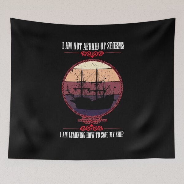 Item preview, Sailor, sailing, pirate ship, jolly roger, pirate quote, captain designed and sold by mmammammira.