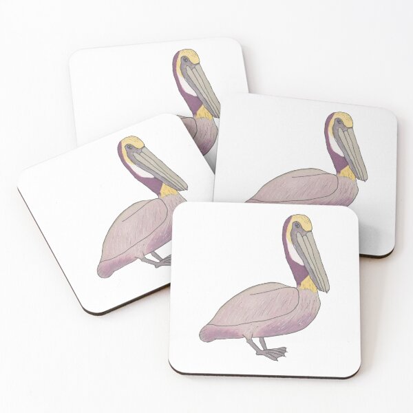 Item preview, Brown Pelican watercolor bird species art designed and sold by TheWaterBirds.