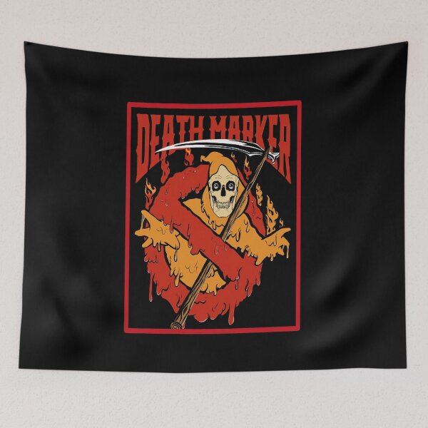 Item preview, Death Marker, death skull, angry skull, designed and sold by Gazo freeze ★★★★★.