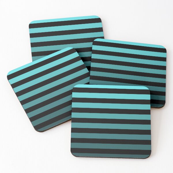 Item preview, blue blacks striped design designed and sold by grickodd.