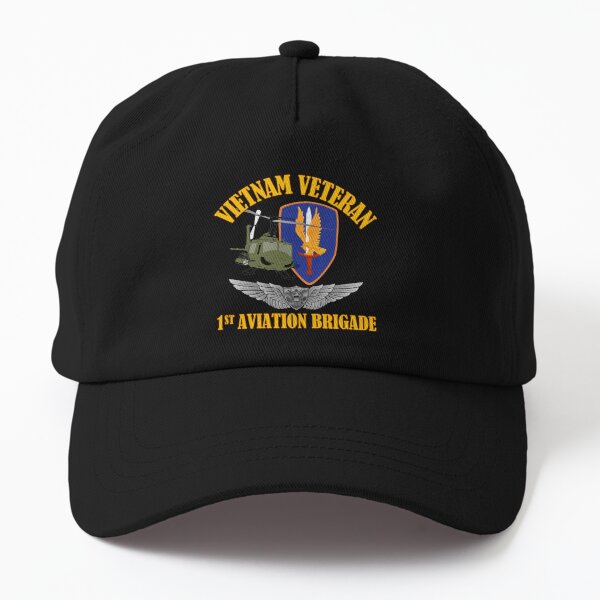 1st Avn Bde Vietnam with Aircrew Wings Dad Hat