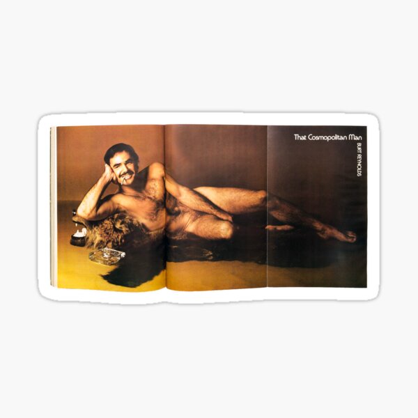 Burt Reynolds Centerfold Sticker