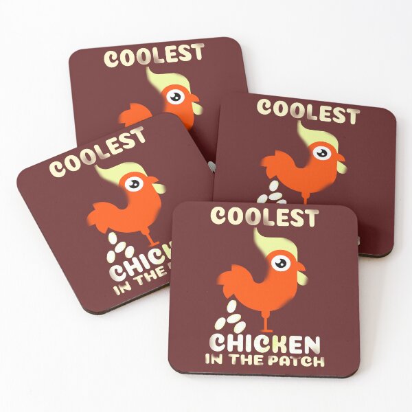 Item preview, Coolest chicken in the patch - funny chicken - designed and sold by vibeno1.