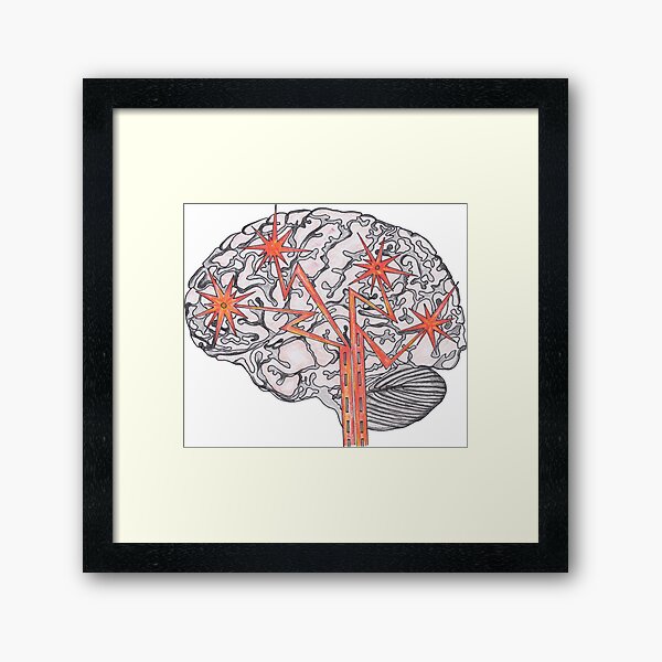 Brain Plasticity Framed Art Print