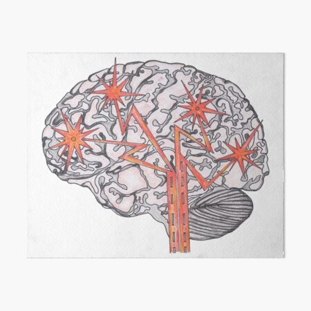 Brain Plasticity Art Board Print