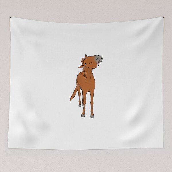 Item preview, Bello - Chestnut Thoroughbred Sticker designed and sold by MarinaSchutz.