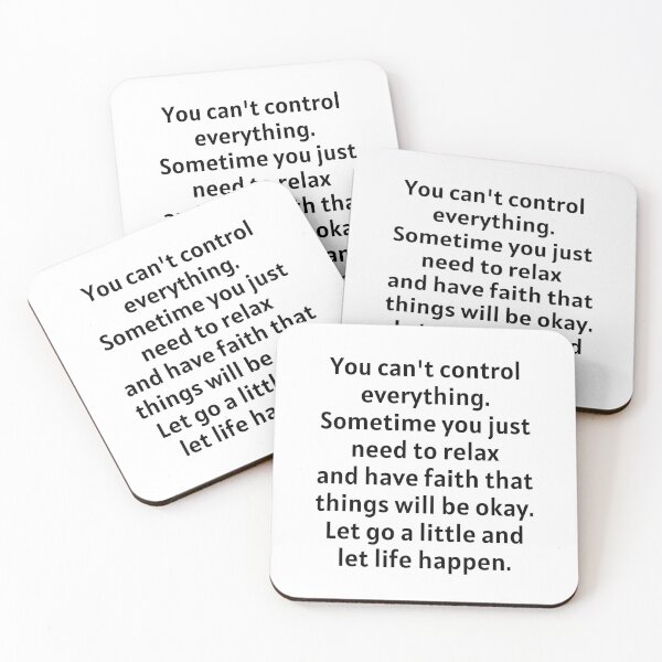 Item preview, You Cannot Control Everything So Relax designed and sold by Manifest-Life.