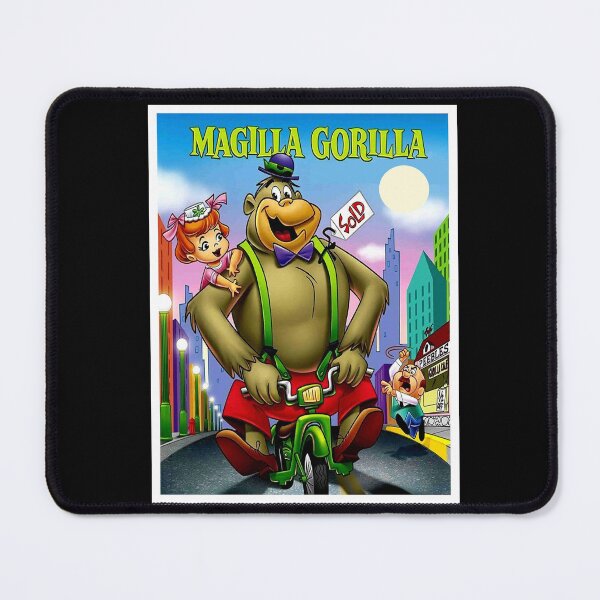 Item preview, MAGILLA GORILLA : Vintage Cartoon Abstract Character on a Motorcycle Print designed and sold by posterbobs.