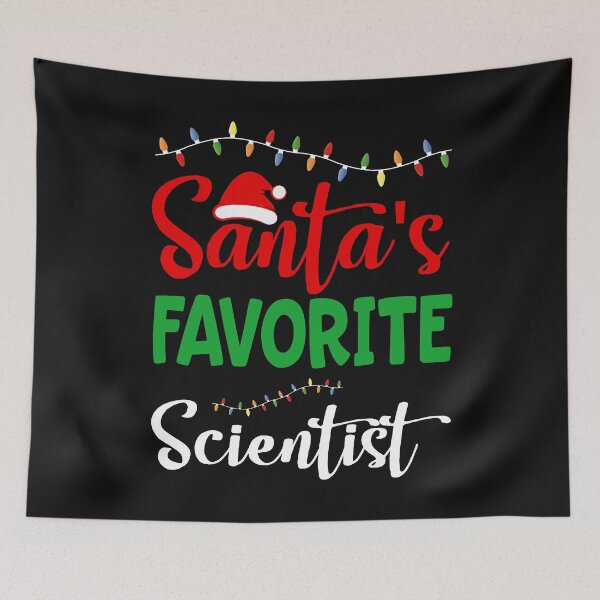 Item preview, Santa's Favorite Scientist designed and sold by Bendthetrend.