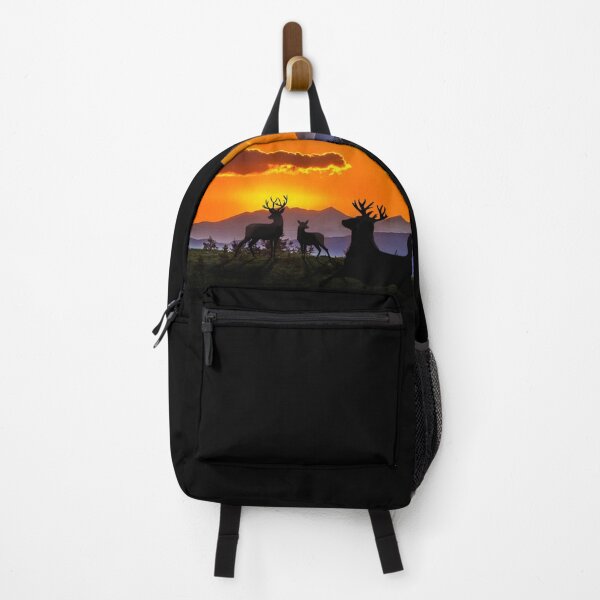 Item preview, SUNSET SILLOUETTES MOUNTAIN BUCKS designed and sold by THE AMERICAN TEEVANGELIST.
