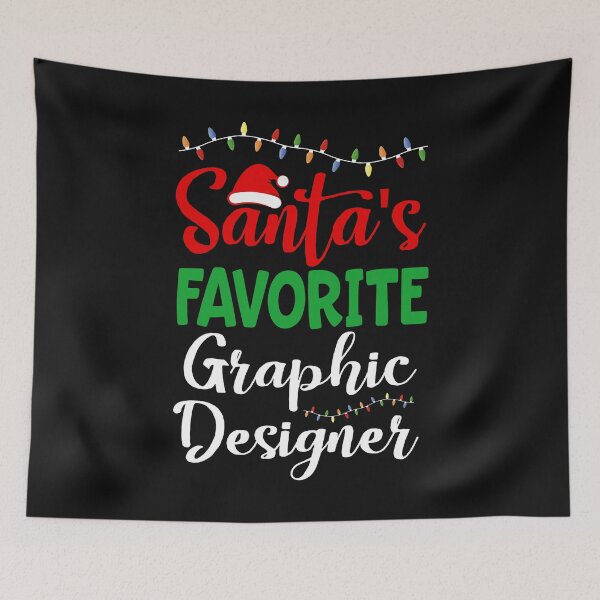 Item preview, Santa's Favorite Graphic Designer designed and sold by Bendthetrend.