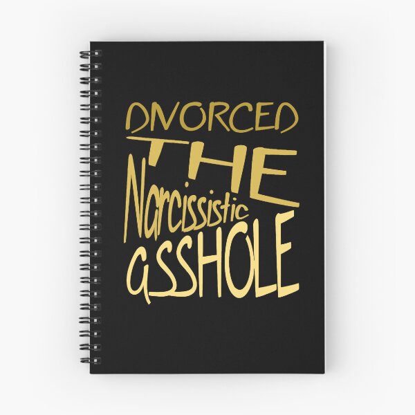 Item preview, Divorced The Narcissistic Asshole Yellow Text designed and sold by taiche.