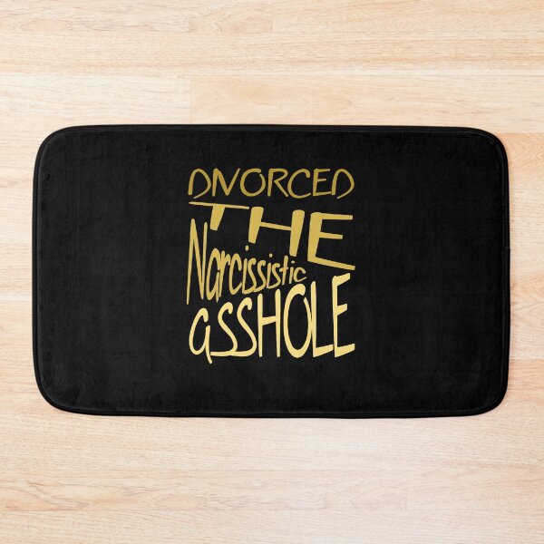 Item preview, Divorced The Narcissistic Asshole Yellow Text designed and sold by taiche.
