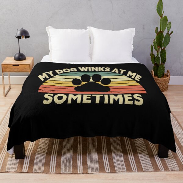 Item preview, Funny Dogs Saying My Dog Winks At Me Sometimes For Dog Lovers Dog Owners designed and sold by ghostsanda.