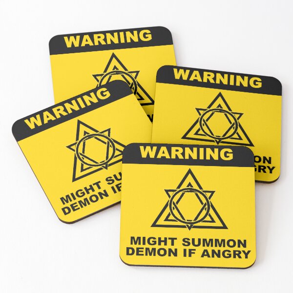 Item preview, Warning - Might Summon Demon If Angry Funny designed and sold by tuapekkong2001.