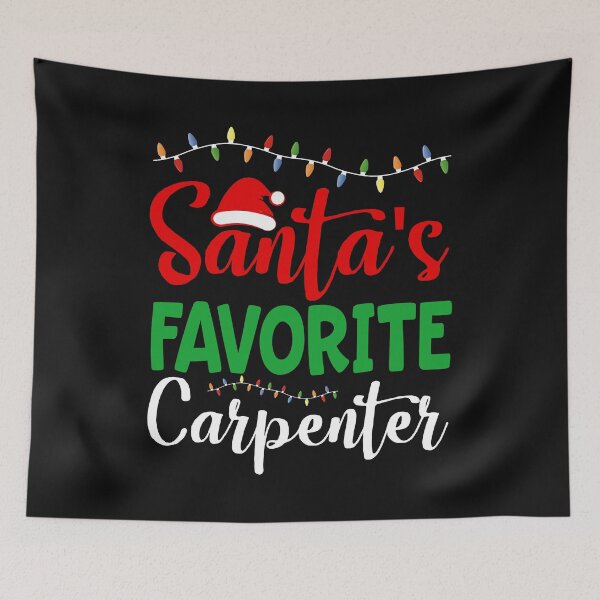 Item preview, Santa's Favorite Carpenter designed and sold by Bendthetrend.
