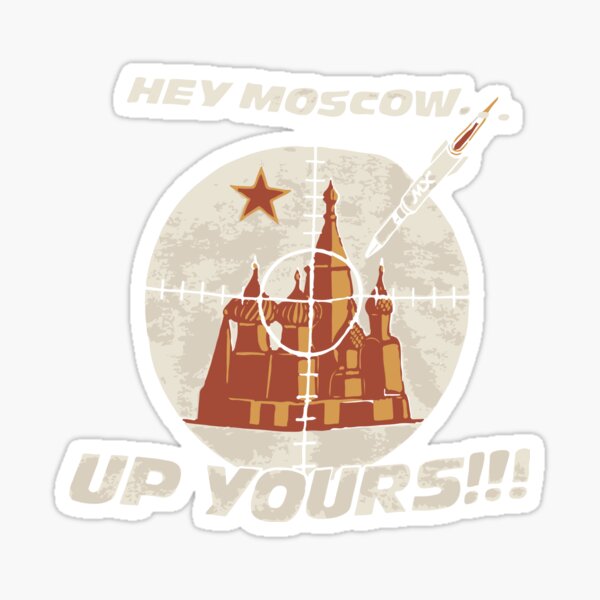 hey Moscow Sticker