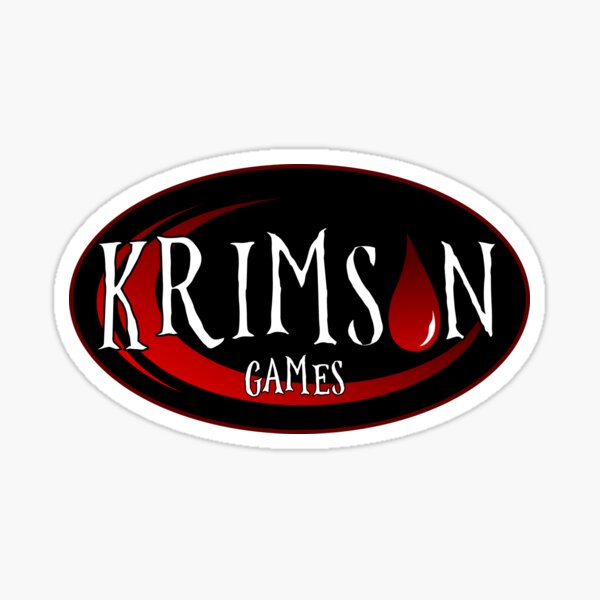 "Krimson Game Logo" Sticker for Sale by meurtdessus | Redbubble