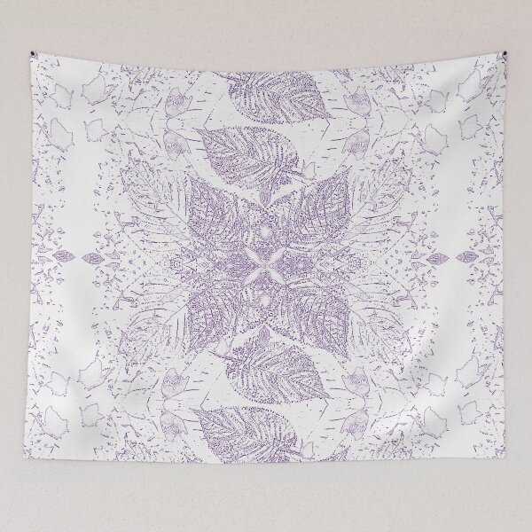 Item preview, Sage Calm Whispers White Giant Salvia Eco Print designed and sold by SpiritGifts.