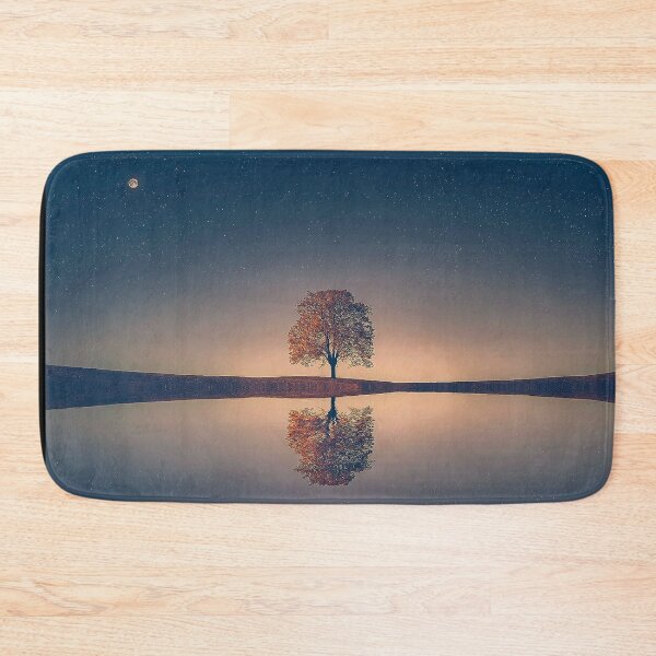 Item preview, Tree and Lake Reflection Sticker designed and sold by Nils Petter Stein.