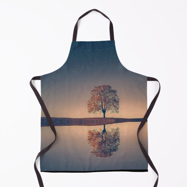 Item preview, Tree and Lake Reflection Sticker designed and sold by Nils Petter Stein.