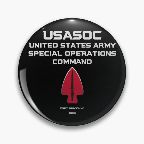 Item preview, USASOC United States Army Special Operations Command USA Army #1907 designed and sold by Rare-Militia.
