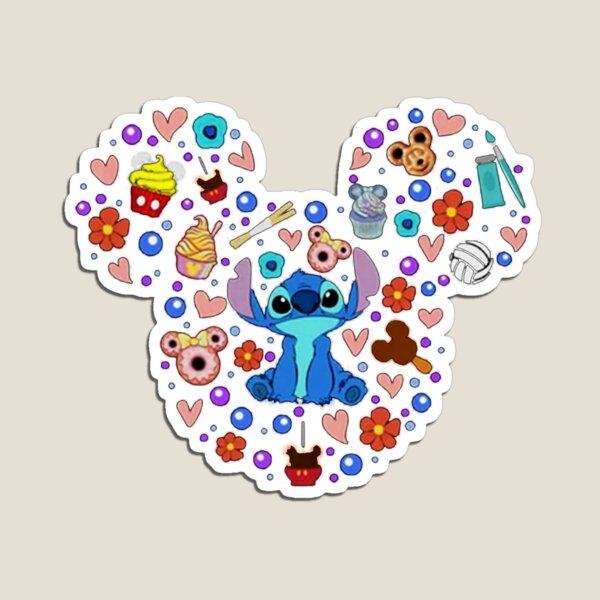 Happy Birthday It's Stitch And Lilo Magnet for Sale by trangnguyenvn88