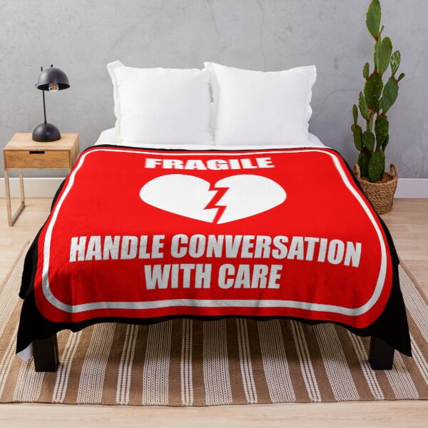 Item preview, Fragile - Handle Conversation with Care Funny designed and sold by tuapekkong2001.