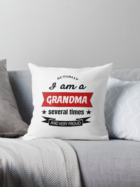 Proud grandma pillow hotsell