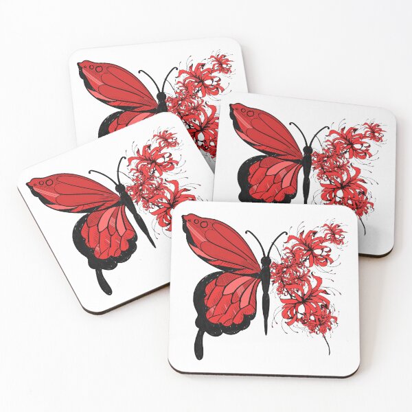 Item preview, Butterfly With Red Spider Lily Wing designed and sold by THEMADBRUSH.