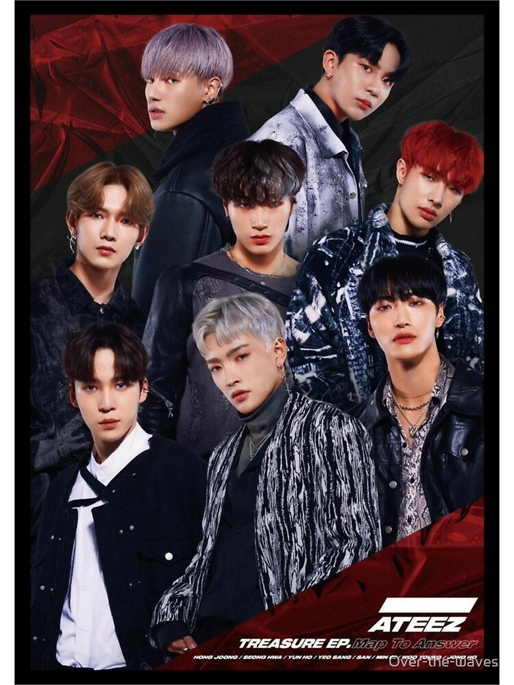 ATEEZ TREASURE EP.MAP TO ANSWER | Poster