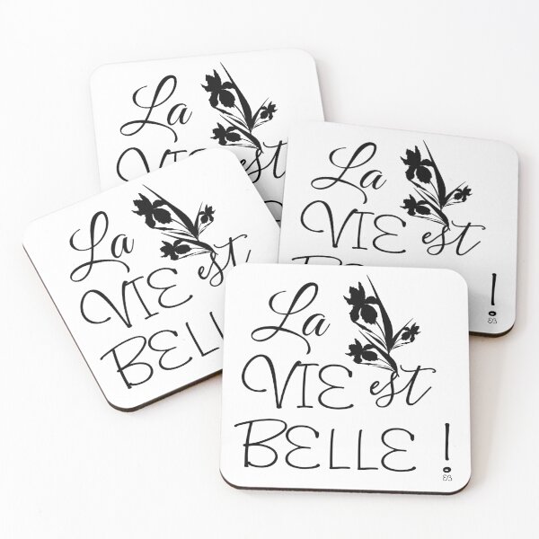 Des mots en partage (41) Dessous de verre (lot de 4)